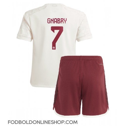 Bayern Munich Serge Gnabry #7 Tredje trøje Børn 2023-24 Kortærmet (+ Korte bukser)